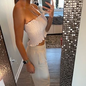 White Tube top